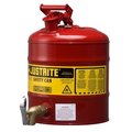 Justrite SAFETY DISPENSING CAN 5 GAL. BOTTOM FAU JT7150150